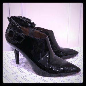 Modern Vintage patent leather booties witch costume